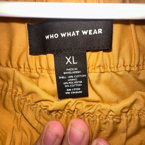 Mustard maxi ruffle skirt - Picture 5 of 5